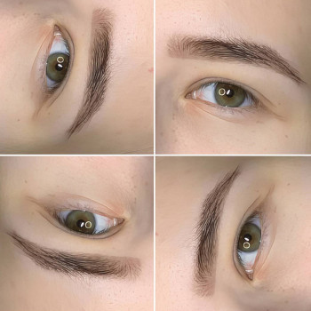 Фарбування брів краскою