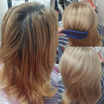 Стрижка+тонування