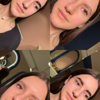 Процес корекції та фарбування брів