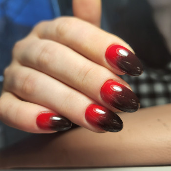красный маникюр, маникюр весна 2024, маникюр, красный гель лак