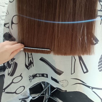 Женская стрижка прямые волосы, фото - Парикмахерская STRIZHKA