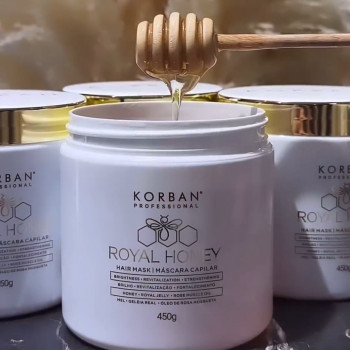 KORBAN Royal Honey Mask - відновлююча маска для волосся 450 г