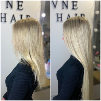 Нарощення без шкоди для власного волосся. Лише 85 грамів в довжинв 60 см