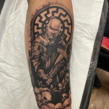 Тату  #татукиев, фото - Тату салон Alpha Tattoo Studio