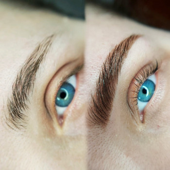 Корекція і фарбування брів