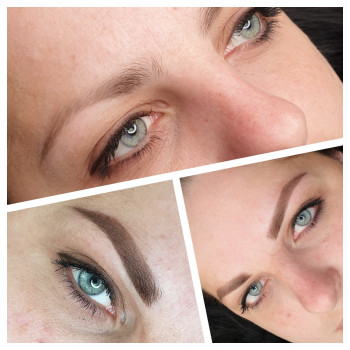 Пудрові брови