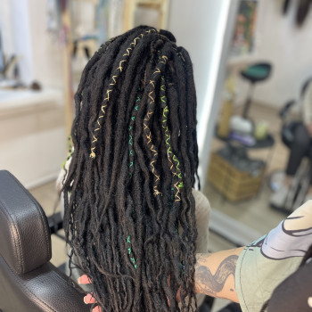 плетіння волосся, дреди, дреди