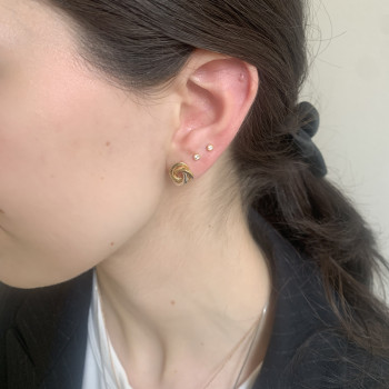 Тату Додаткові проколи мочки, фото - Мастер по пирсингу Татьяна Ананьева