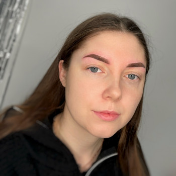 Перманент брів одразу після процедури