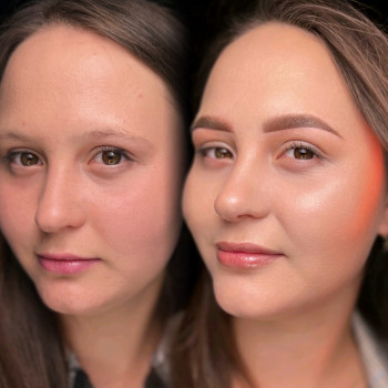 Перманент брів одразу після процедури