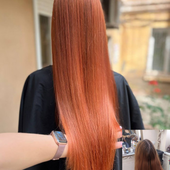 Окрашивание в яркие сочные оттенки