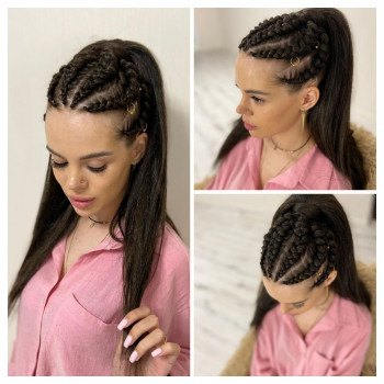 Плетение волос брейды косички, фото - Салон красоты Jazz