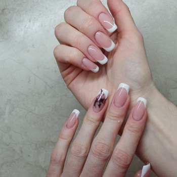  #френч #французскийманикюр
 #классика