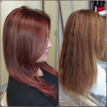 Окрашивание волос