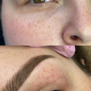 Перманентний татуаж брівки та міжвійки 🎀