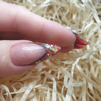 Викладний френч
                    Мастер маникюра Анна Кропивницкий