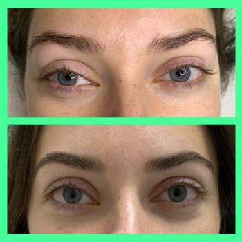 Коррекция и окрашивание бровей.