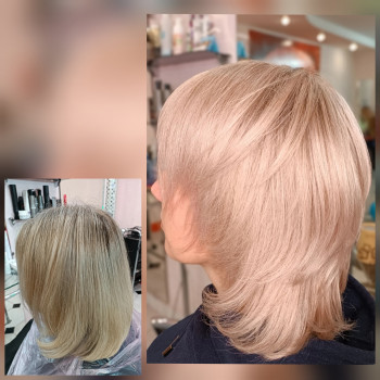 Блонд, тотал блонд, освітлення волосся.
                    Жіночий перукар  Запоріжжя