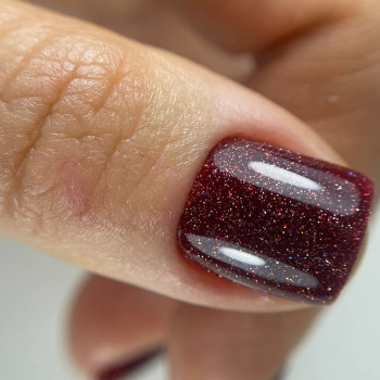 Маникюр на короткие ногти осень новогодний, фото - Мастер маникюра Анна Федоренко