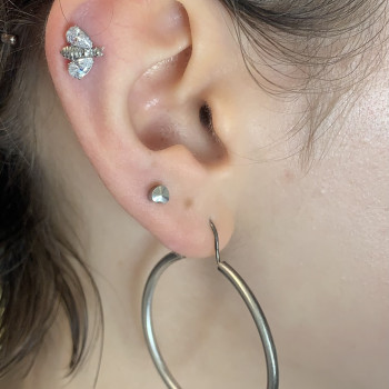 Пірсинг мочок вух
                    Майстер з пірсингу Татьяна Київ