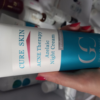 Азелаїновий нічний крем для шкіри з акне