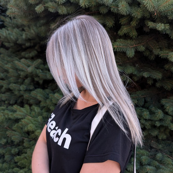 Освітлення тонкого волосся в техніці аіртач #аіртач #airtouch #освітленеволосся, фото - Парикмахер-стилист Ольга Захиди