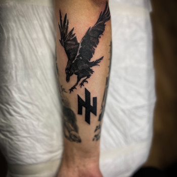 Тату  #татукиев, фото - Тату салон Alpha Tattoo Studio