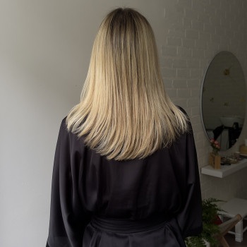 Нарощення волосся. Донор: дитяче волосся 30 см 90 грам