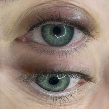 Межресничка с растушевкой