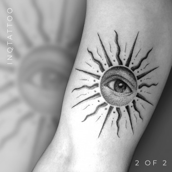 Тату графічне тату, фото - Тату салон InQ Tattoo Studio