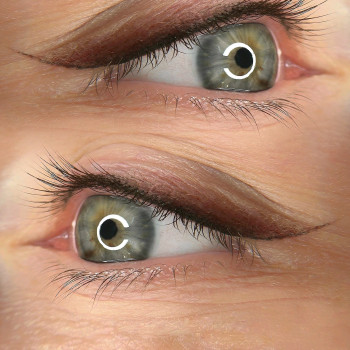 Стрелочка с растушёвкой
                    Мастер перманентного макияжа Виктория Киев