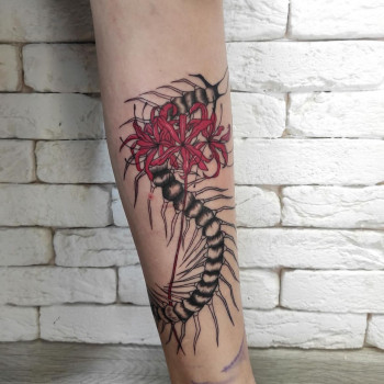 Чорно білі тату від 15см
                    Тату салон Pugster Tattoo Studio Одесса