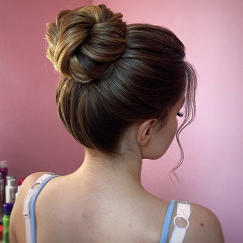  #высокийпучок #прическа #прически #зачіскажитомир