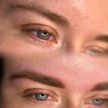 Пудрові брови