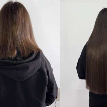 Афронарощення волосся 
До 80см 
Від 2600грн робота+волосся