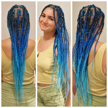 Крупна афрокласика. Кольорові афрокоси