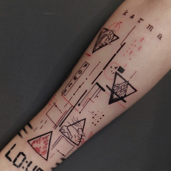 Мікрореалізм рукавтату микрореализм, фото - тату мастер Катерина Ионина