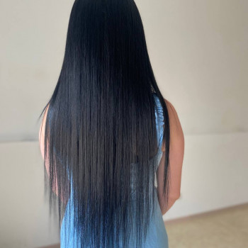 афронарощування
волосся термостійке, можна вирівнювати, крутити при 180-220 градусів