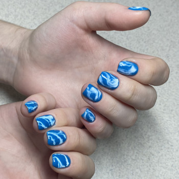 Фото з портфоліо майстра Анастасія Боровцова (майстер манікюру, Дніпро)