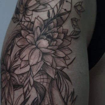 Фото из портфолио мастера Ірина Собко (тату мастер, Киев)