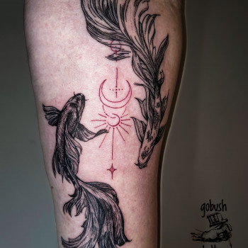 Фото из портфолио мастера Дария Сухомяс (тату мастер, Запорожье)