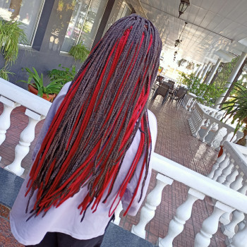 Повітряні коси через каркас