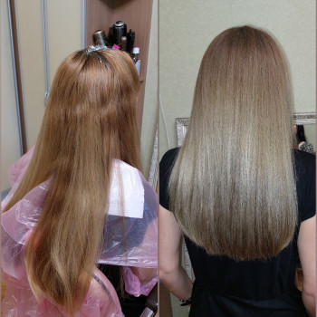 Окрашивание волос, димаут, окрашивание седых волос, сложное окрашивание волос, окрашивание в техника...