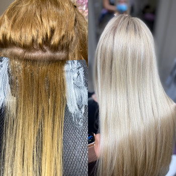 Блонд без полос та жовтизни