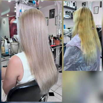 Блонд, тотал блонд, освітлення волосся.
                    Жіночий перукар  Запоріжжя