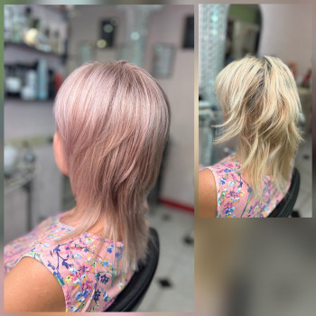 Блонд, тотал блонд, освітлення волосся.
                    Жіночий перукар  Запоріжжя