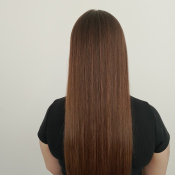 Після процедури.робили Кератин.