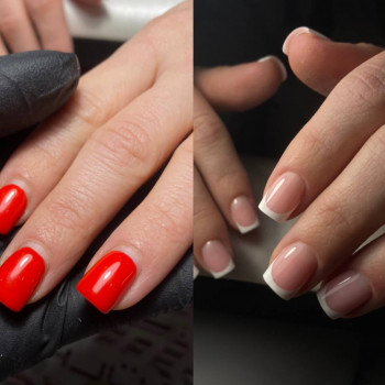 Комплекс - манікюр з покриттям ( френч)
                    Салон красоты Pastel Киев