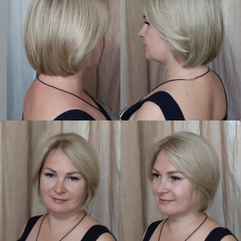 Колорирование, блонд, окрашивание волос, пряди, мелировпние, женская стрижка, стрижка каскад, стрижк...