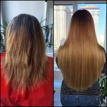 Афронарощування та косички з пірсингом
                    Майстер з нарощування волосся  Київ